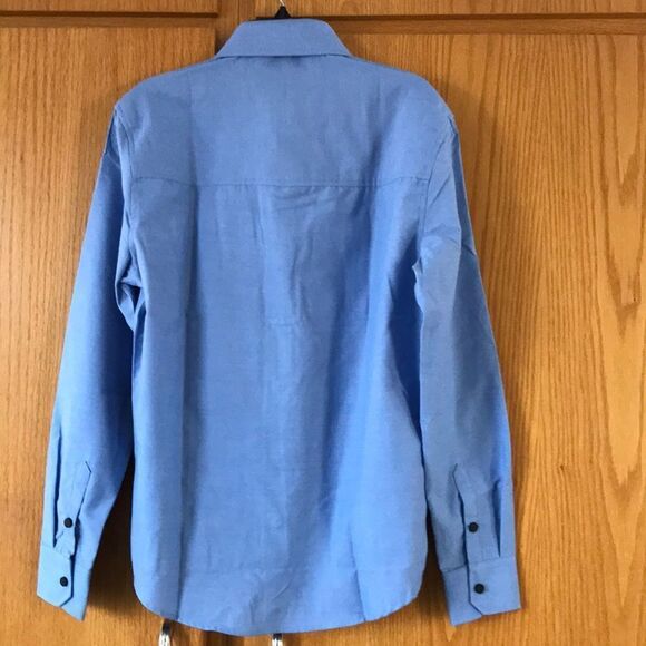 V 19-69 chambray black button shirt. NWT. Small - Picture 6 of 8